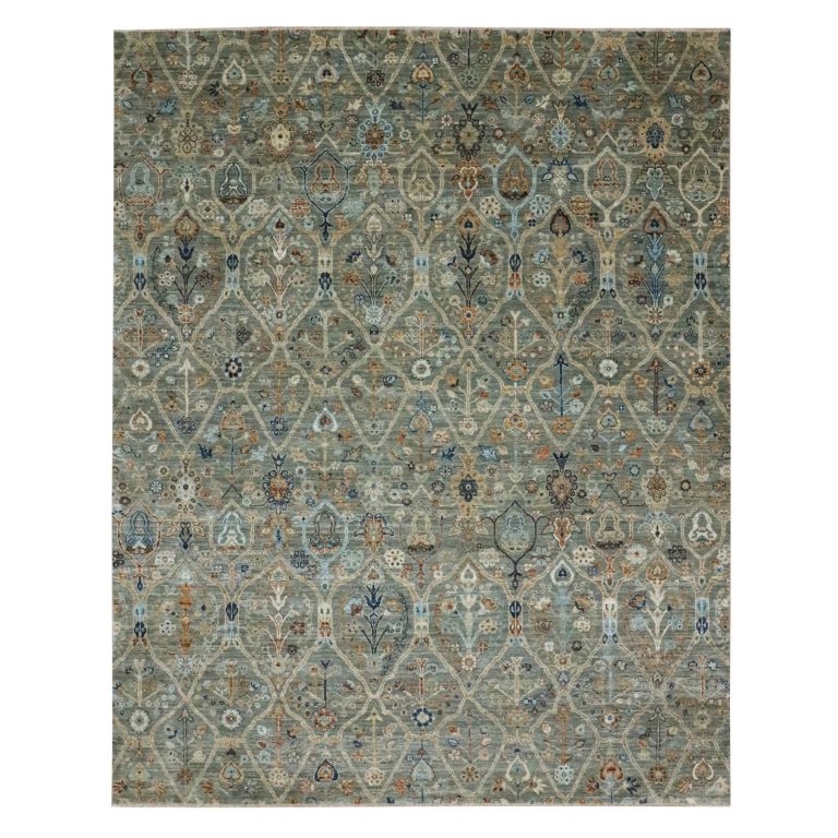 Blue Afghan Comfort: How White Wash Rugs Elevate Living Rooms