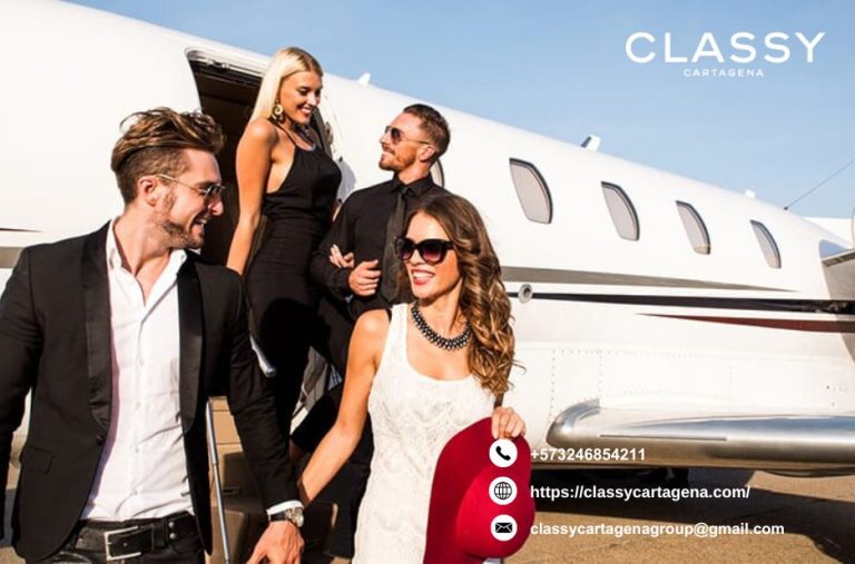 Private jet and car rental options for Cartagena travel