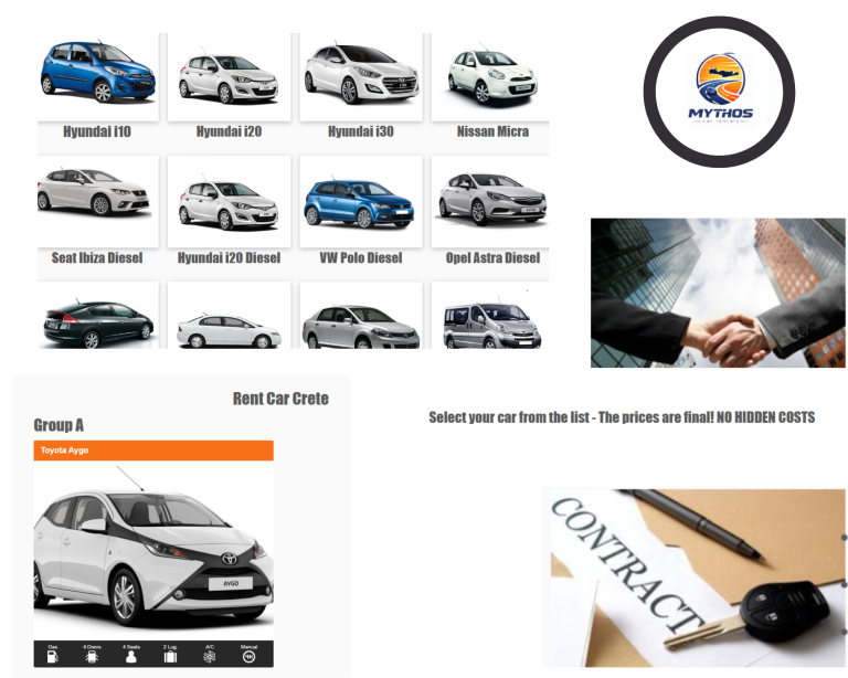 Hire a car in Crete that fits your plans