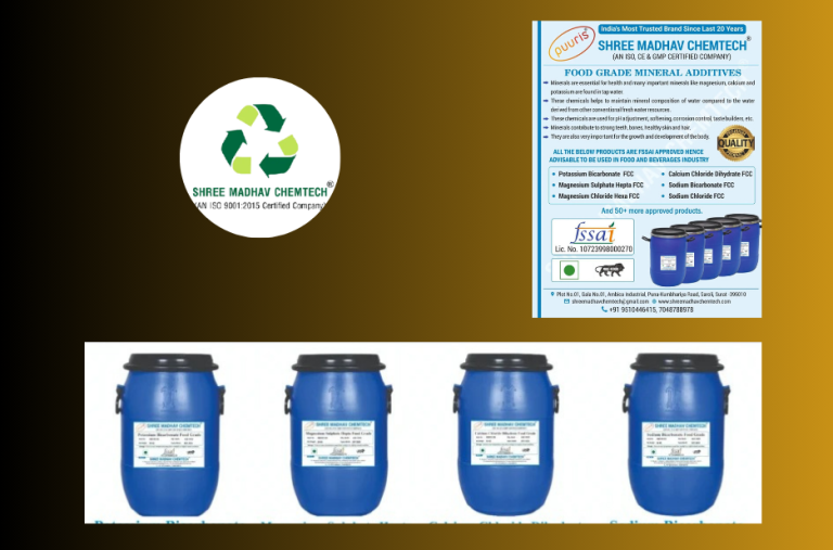 Essential minerals for safe mineral water production