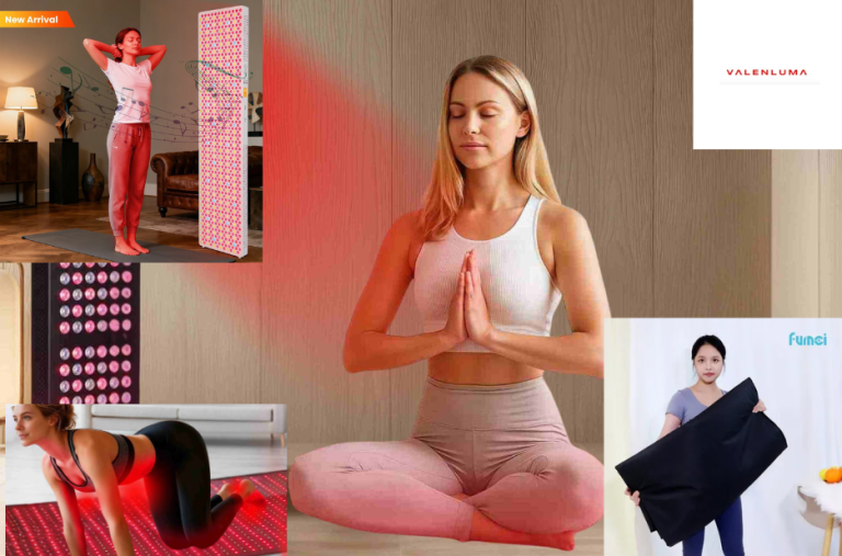 Effective LED Red Light Therapy Torch for Skin Support and Relaxation