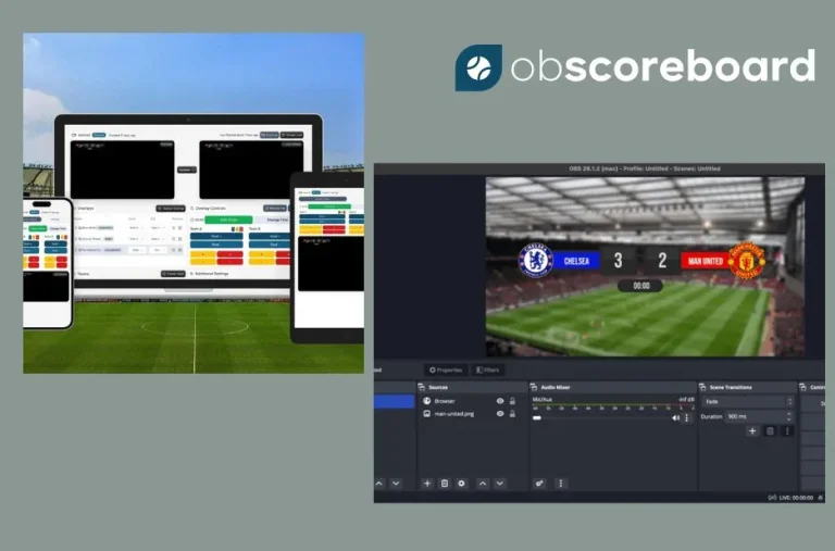 Obs Sports Scoreboard – Real-Time Live Scores with Smooth Animations and Clean Visuals
