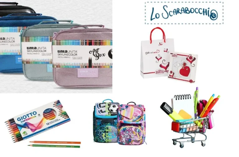 Negozio di articoli di cancelleria online per scuola, ufficio e creatività di alta qualità