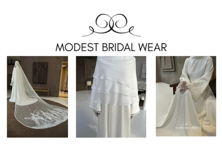 Elegant Modest Bridal Dress Assia for Timeless Wedding Style