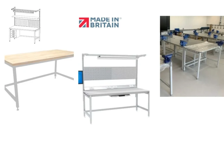 Durable and Functional Workbench Table for Professional and DIY Workshop Use