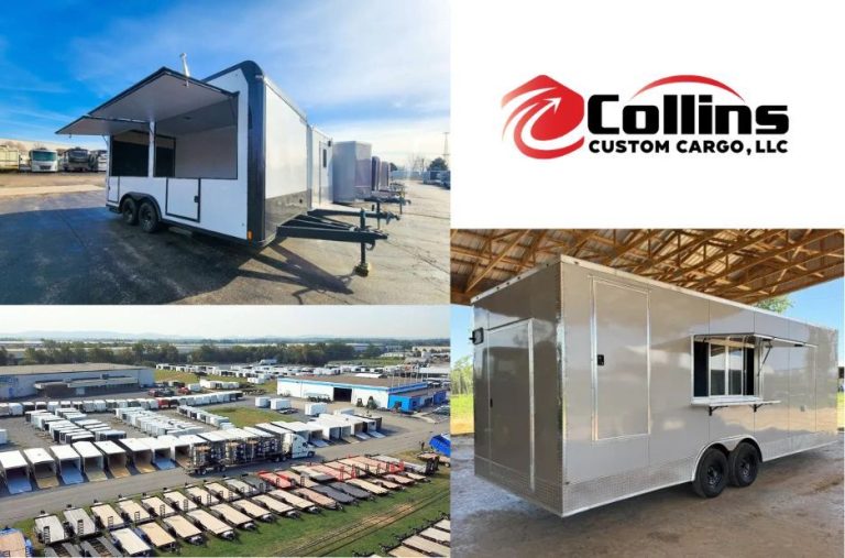 6 By12 White Blackout Enclosed Trailer Buyer Guide by Collins Custom Cargo