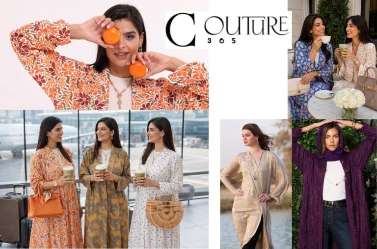 حلّ سهل لهيبة الإطلالة: عباية سوداء مطرزة بتفاصيل فاخرة من Couture365.net/ar