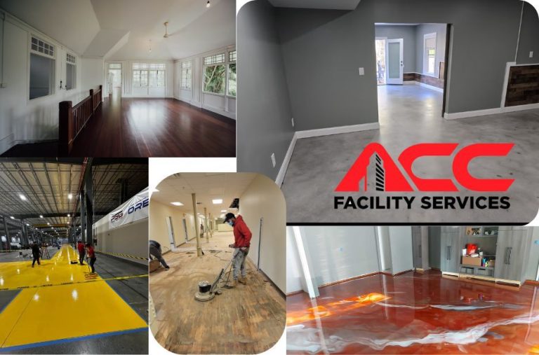 Durable Garage Floors by ACC Facility Services for Stronger, Cleaner, Better Looking Space